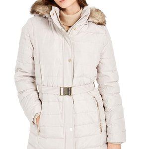 michael kors white puffer jacket